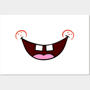 SPONGEBOB SMILE FACE Posters and Art